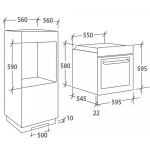 Candy 金鼎 WATCH TOUCH 78公升 56厘米 嵌入式電焗爐